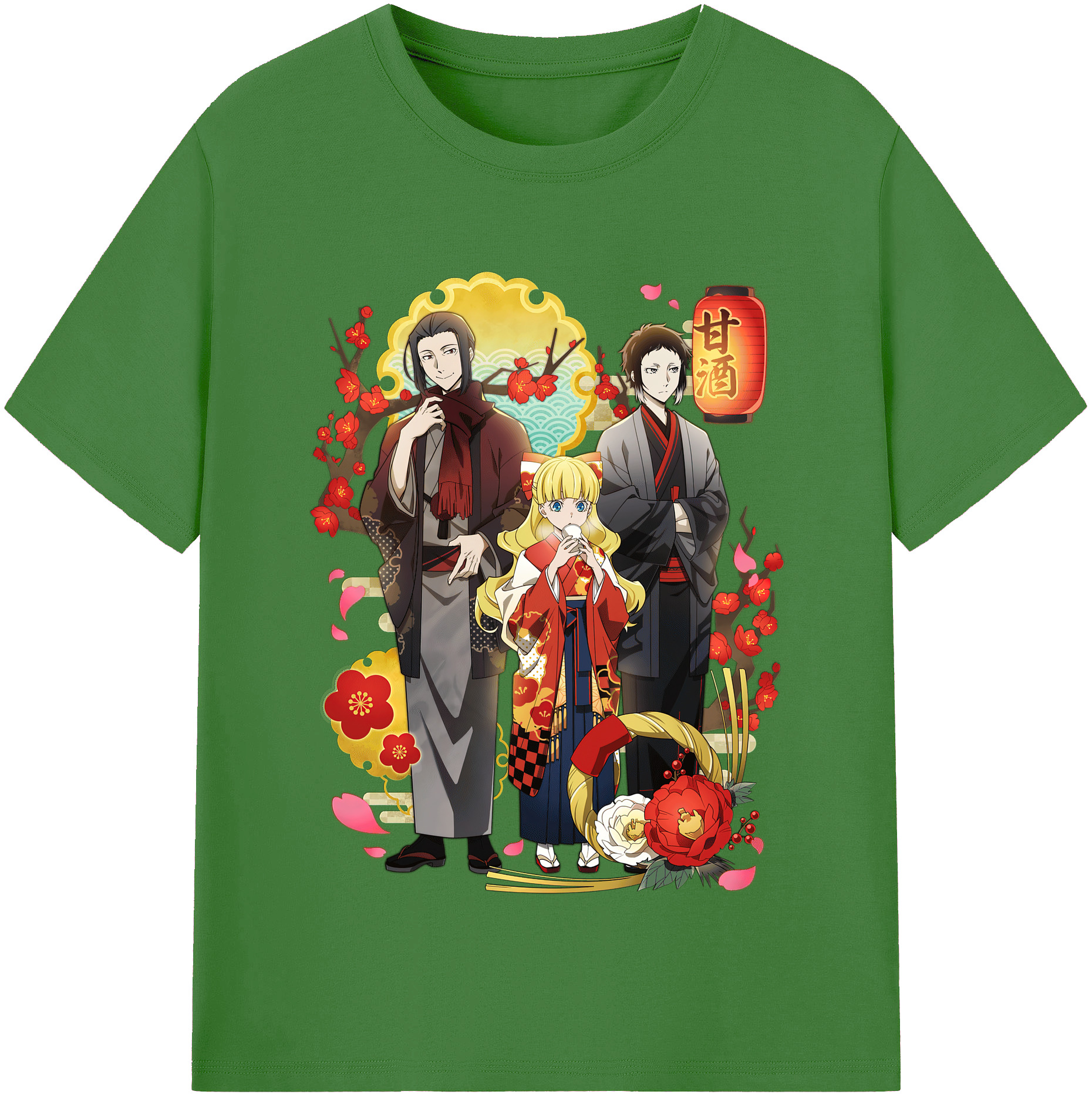 （画像用） 文豪ストレイドッグス Bungo Stray Dogs レディースカジュアルプリントTシャツ（綿100％）